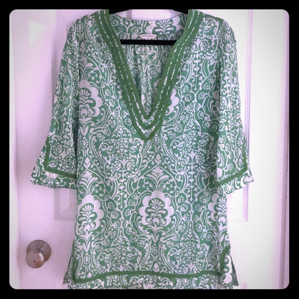Banana Republic Green Tunic - Worn twice!